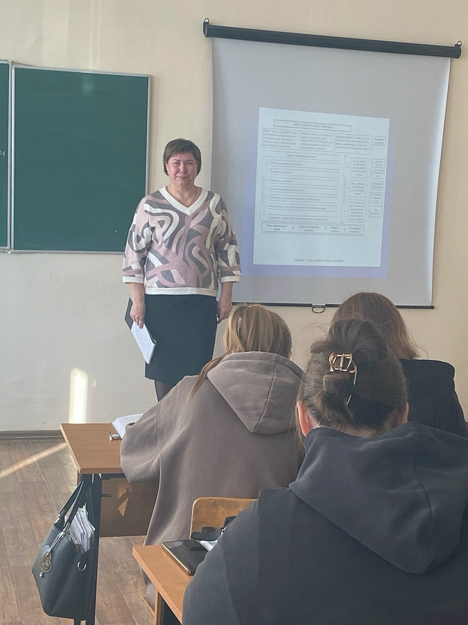 Открытое занятие по дисциплине «Основы экономики, менеджмента и маркетинга»