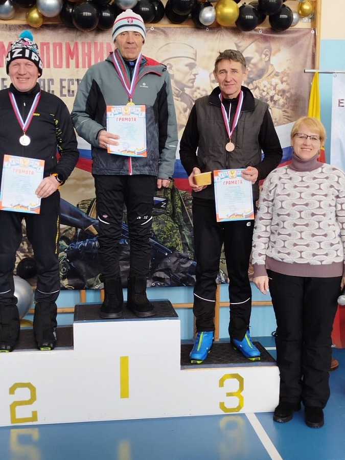Соревнования по лыжным гонкам в селе Алтышево