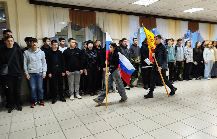 Вынос флагов 25 ноября