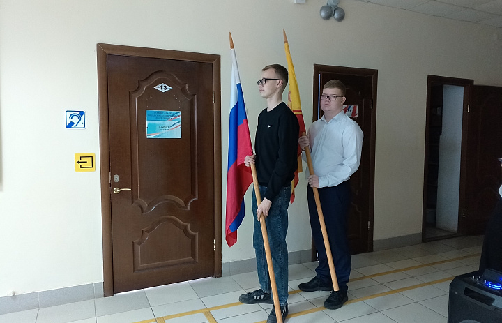 Вынос флагов 30 марта