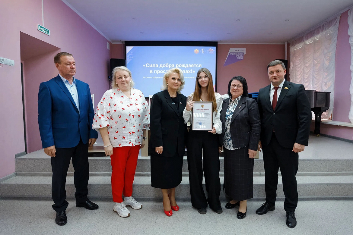 Встреча с волонтёрскими группами 